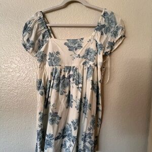 Floral Puff Sleeve Dress